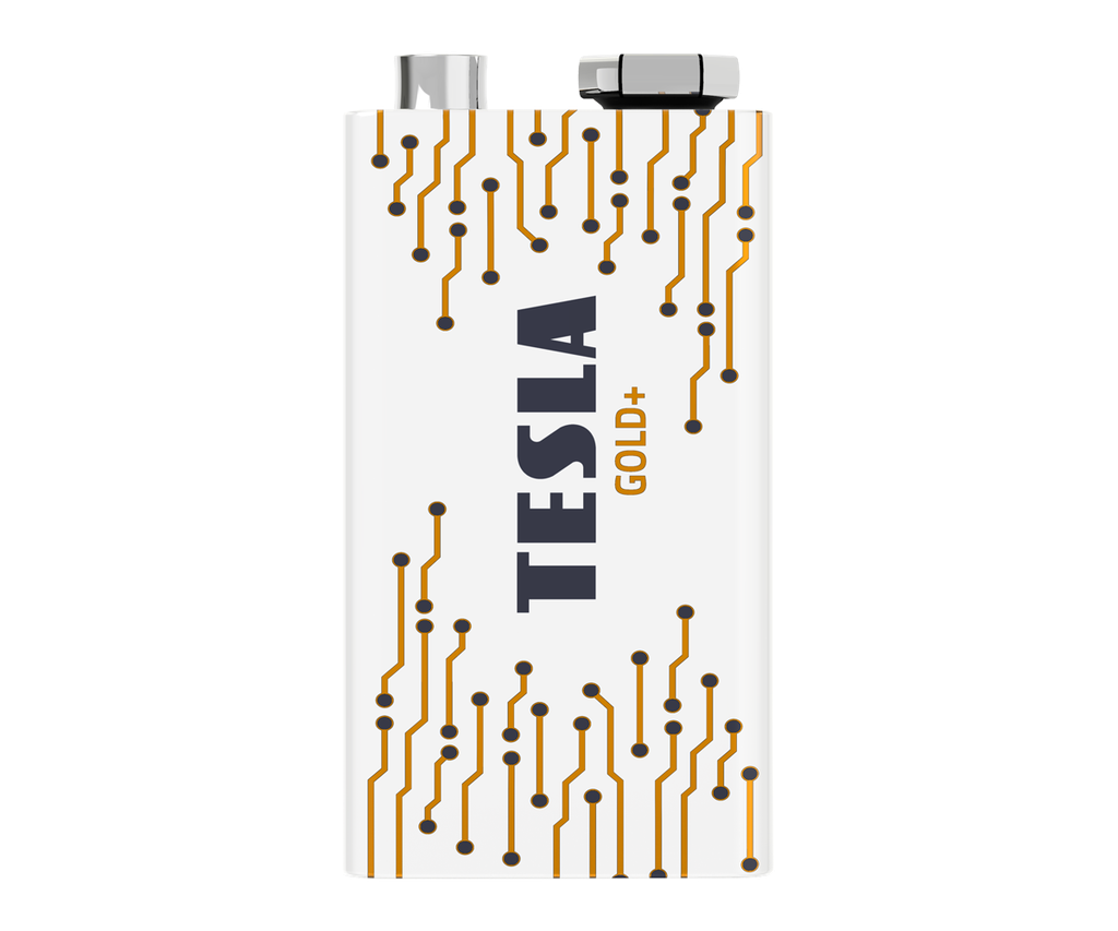 Tesla 9V Gold+ 1 í pk. Alk. rafhl.