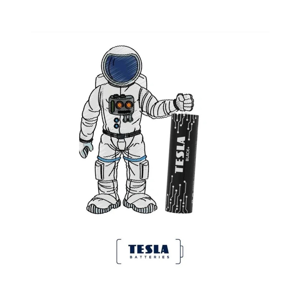 Tesla AA Black+ 4 í pk. Alk. rafhl.