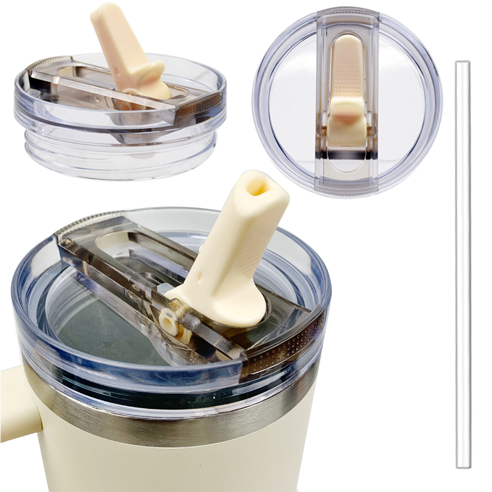 Lok með Flip stút fyrir Stanley 1,18L Rose Quartz Lekafrítt