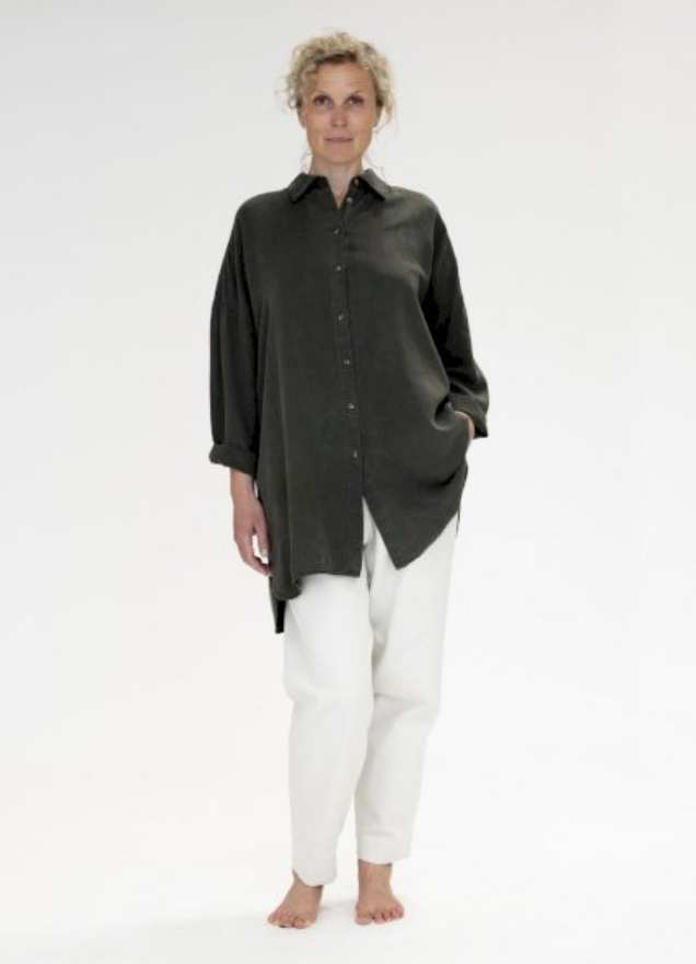 Muse Wear skyrta Elinor shirt Army