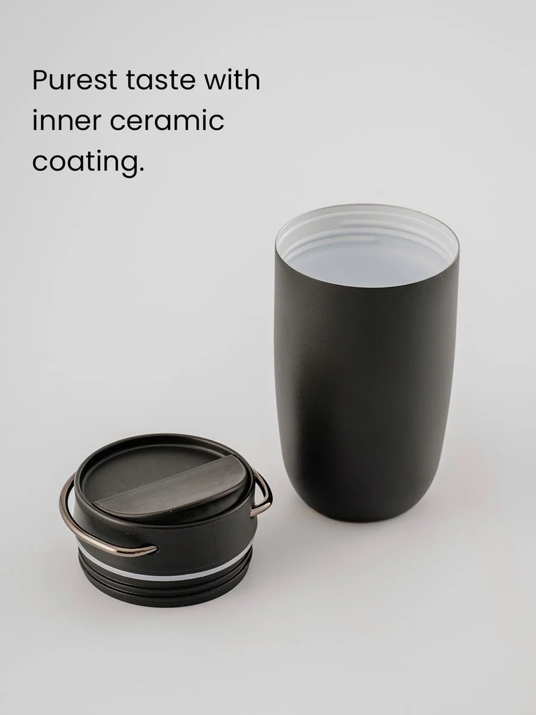 Equa Coffee Cup - Black 300 ml