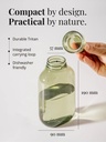 Equa Flat Bottle - Sage 500 ml