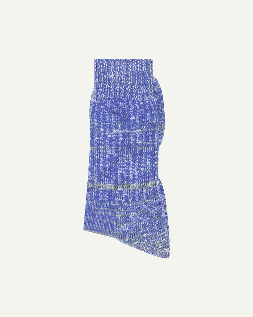 Uskees sokkar #4006 Organic Cotton socks - Ultra blue mix