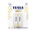 Tesla AA Gold+ 2 í pk. Alk. rafhl.