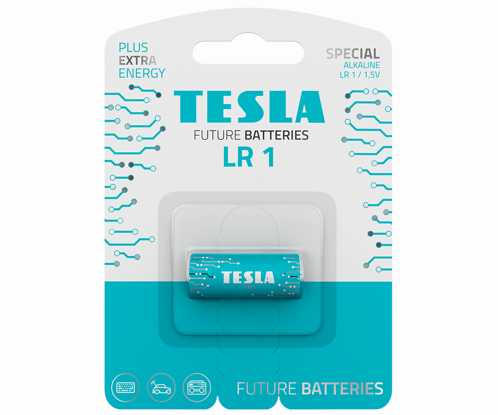 Tesla LR1 - 1 stk í pk. Alkaline rafhl.