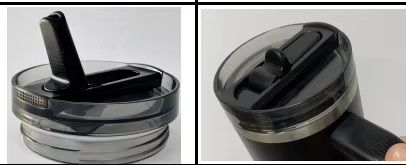 Lok með Flip stút fyrir Stanley 1,18L Black - Lekafrítt