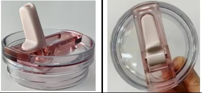 Lok með Flip stút fyrir Stanley 1,18L Rose Quartz Lekafrítt