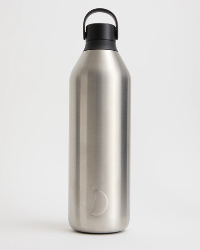 [B1000S3SSTL] Chilly's S3 Flaska Stainless Steel 1000ml