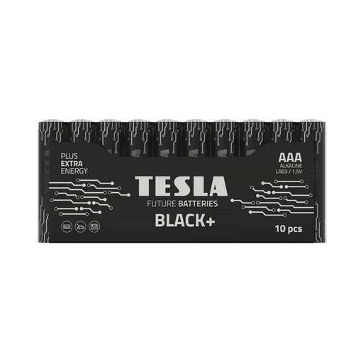 [14031010] Tesla AAA Black+ 10 í pk. Alk. rafhl.