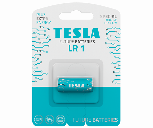 [18010120] Tesla LR1 - 1 stk í pk. Alkaline rafhl.
