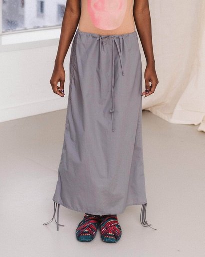 Baserange Pils Pictorial strap skirt Ziti Grey